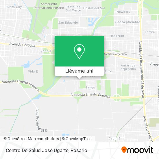 Mapa de Centro De Salud José Ugarte