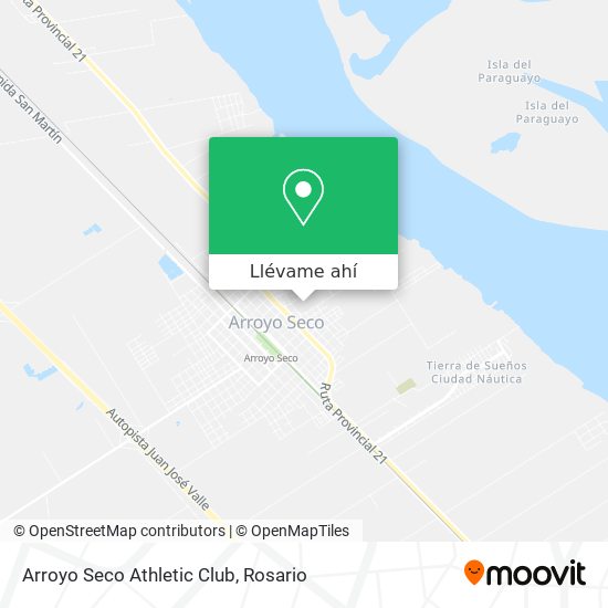 Mapa de Arroyo Seco Athletic Club