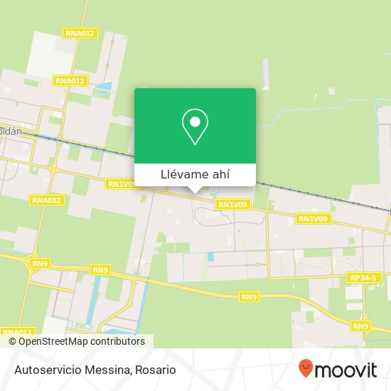 Mapa de Autoservicio Messina