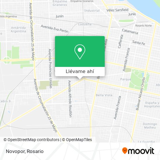 Mapa de Novopor