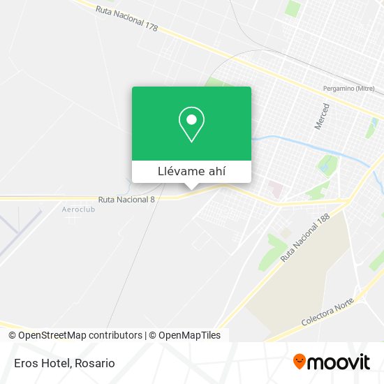 Mapa de Eros Hotel