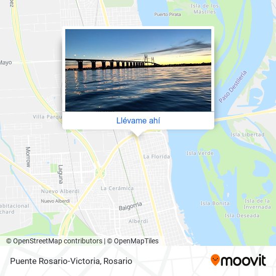 Mapa de Puente Rosario-Victoria