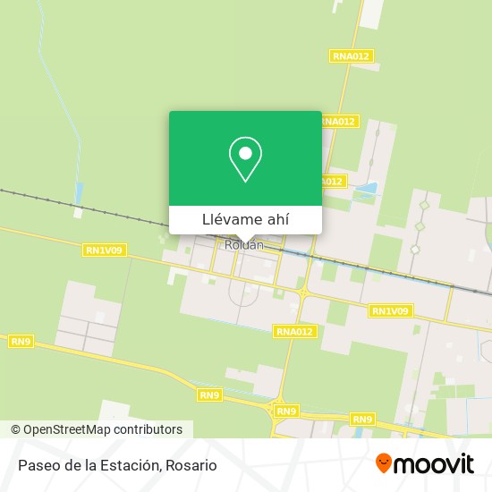 Mapa de Paseo de la Estación