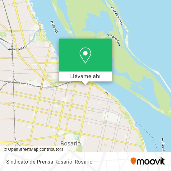 Mapa de Sindicato de Prensa Rosario