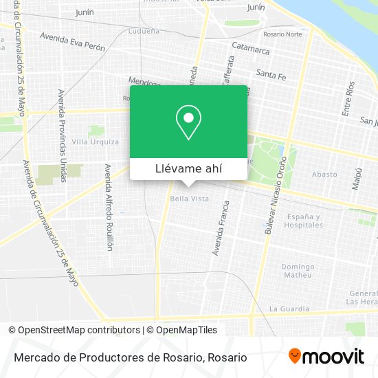 Mapa de Mercado de Productores de Rosario
