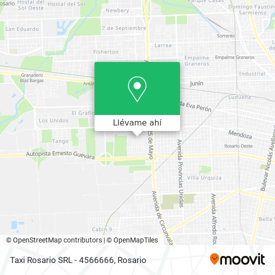 Mapa de Taxi Rosario SRL - 4566666