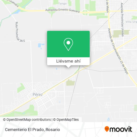 Mapa de Cementerio El Prado
