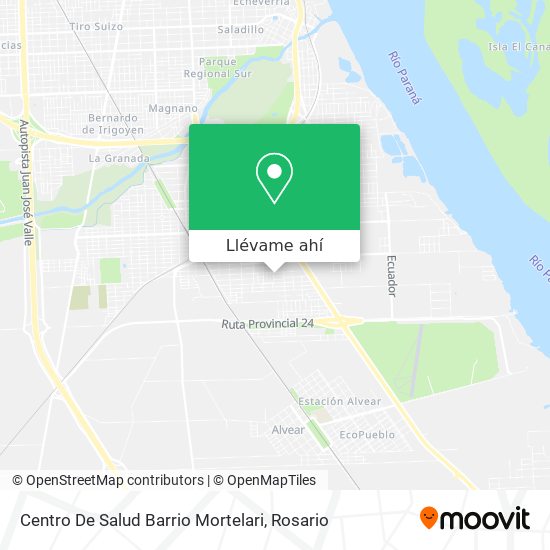 Mapa de Centro De Salud Barrio Mortelari