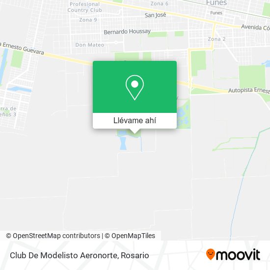 Mapa de Club De Modelisto Aeronorte
