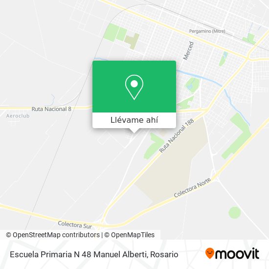 Mapa de Escuela Primaria N 48 Manuel Alberti