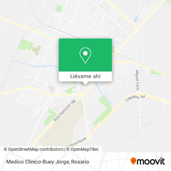 Mapa de Medico Clinico-Buey Jorge