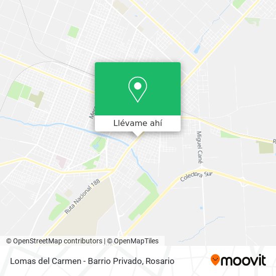 Mapa de Lomas del Carmen - Barrio Privado