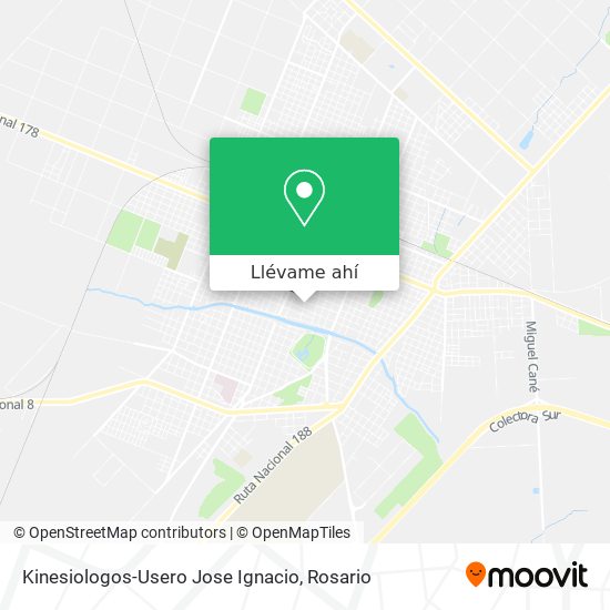 Mapa de Kinesiologos-Usero Jose Ignacio