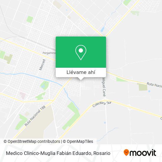 Mapa de Medico Clinico-Muglia Fabián Eduardo