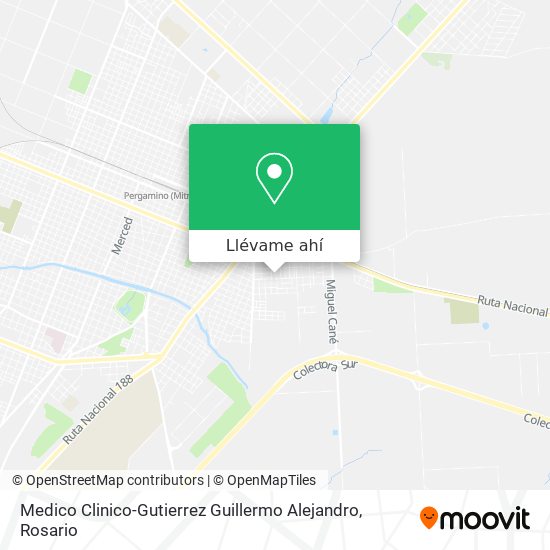 Mapa de Medico Clinico-Gutierrez Guillermo Alejandro