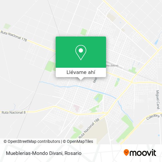 Mapa de Mueblerias-Mondo Divani