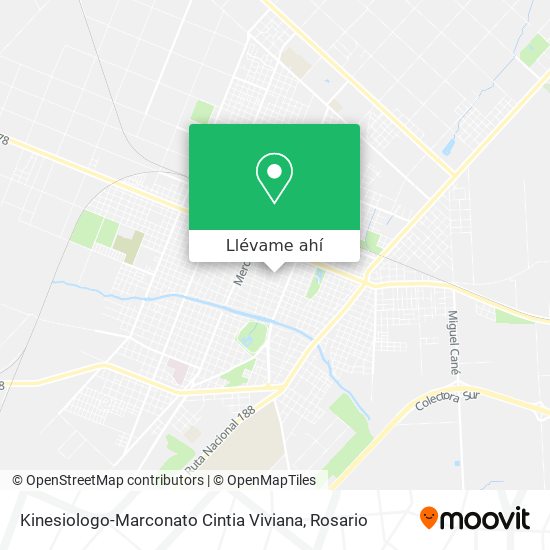 Mapa de Kinesiologo-Marconato Cintia Viviana