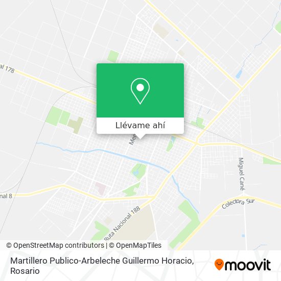 Mapa de Martillero Publico-Arbeleche Guillermo Horacio