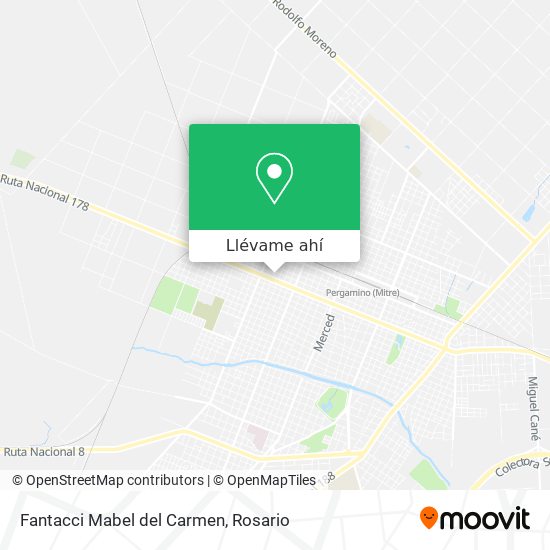 Mapa de Fantacci Mabel del Carmen