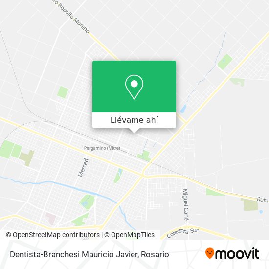 Mapa de Dentista-Branchesi Mauricio Javier