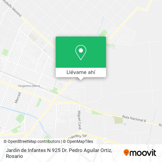 Mapa de Jardin de Infantes N 925 Dr. Pedro Aguilar Ortiz