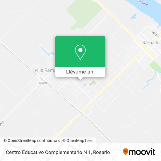 Mapa de Centro Educativo Complementario N 1