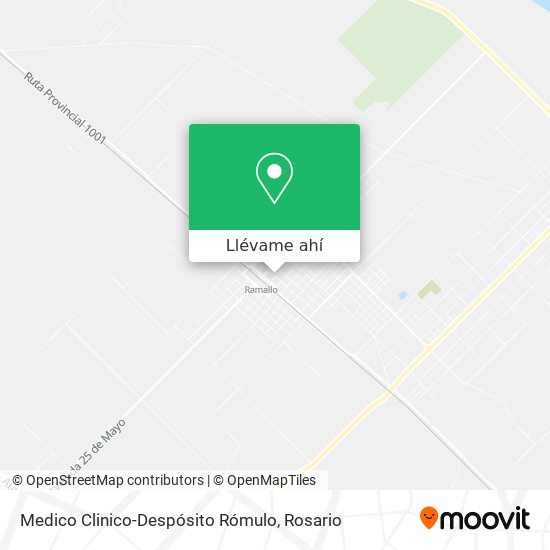 Mapa de Medico Clinico-Despósito Rómulo