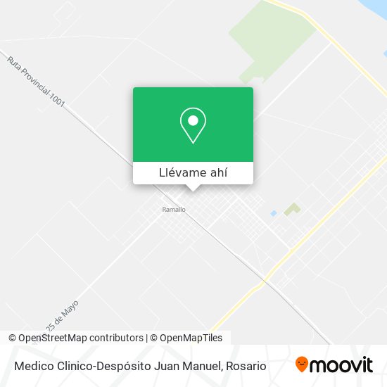 Mapa de Medico Clinico-Despósito Juan Manuel