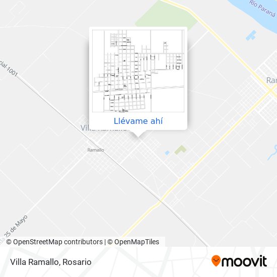 Mapa de Villa Ramallo