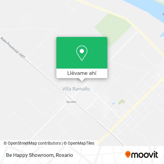 Mapa de Be Happy Showroom