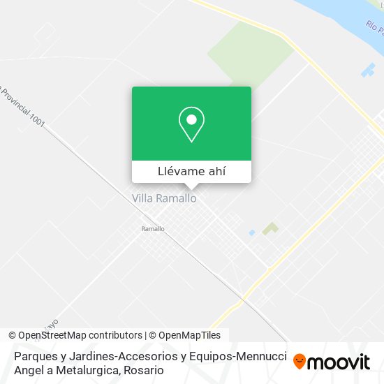 Mapa de Parques y Jardines-Accesorios y Equipos-Mennucci Angel a Metalurgica