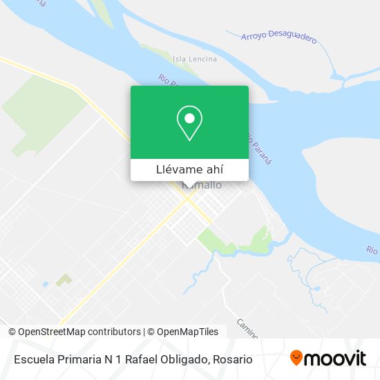 Mapa de Escuela Primaria N 1 Rafael Obligado