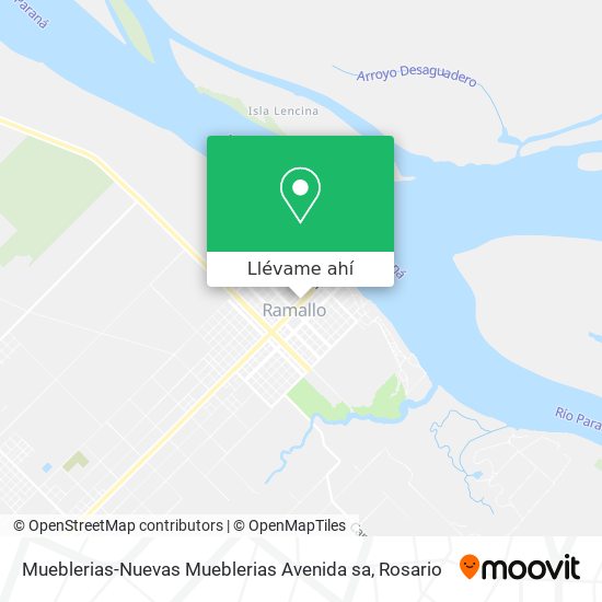 Mapa de Mueblerias-Nuevas Mueblerias Avenida sa