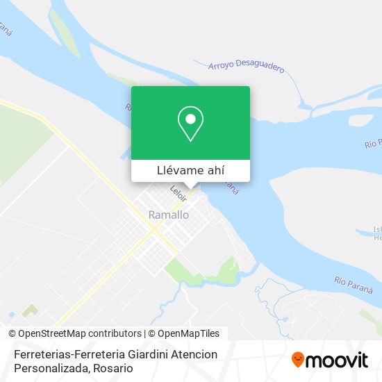 Mapa de Ferreterias-Ferreteria Giardini Atencion Personalizada