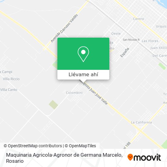 Mapa de Maquinaria Agricola-Agronor de Germana Marcelo