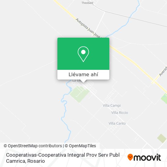 Mapa de Cooperativas-Cooperativa Integral Prov Serv Publ Camrica