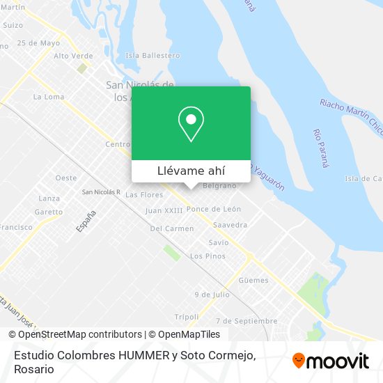 Mapa de Estudio Colombres HUMMER y Soto Cormejo