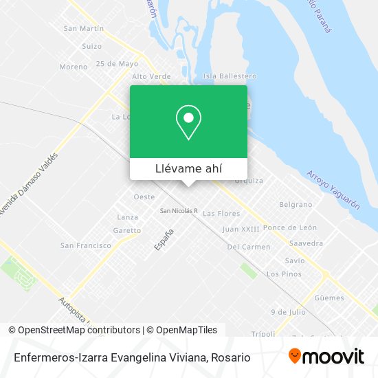 Mapa de Enfermeros-Izarra Evangelina Viviana