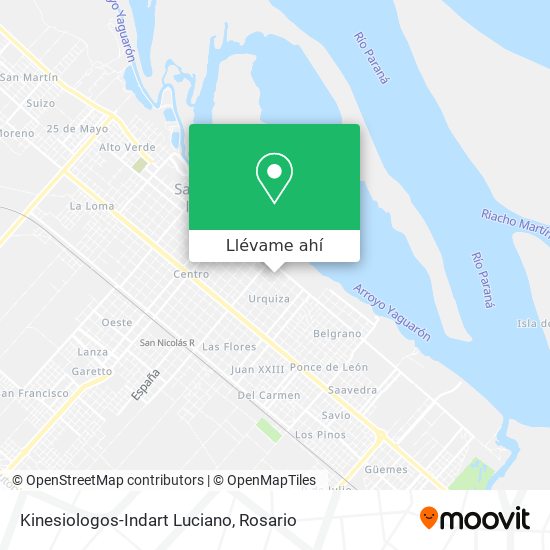 Mapa de Kinesiologos-Indart Luciano