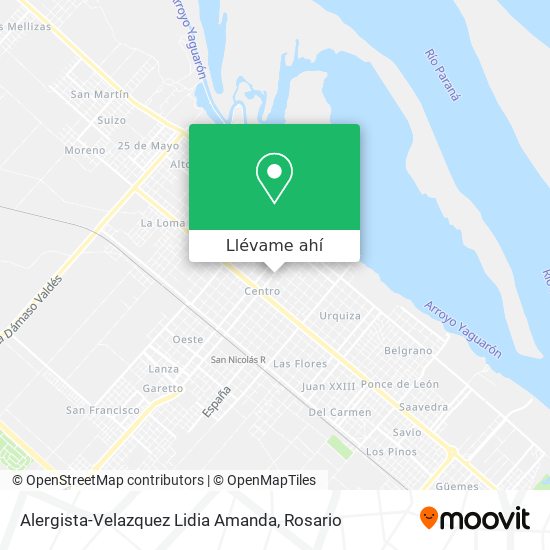Mapa de Alergista-Velazquez Lidia Amanda