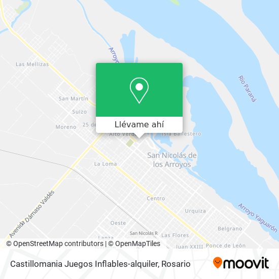 Mapa de Castillomania Juegos Inflables-alquiler
