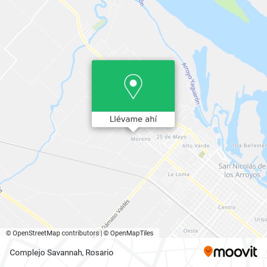 Mapa de Complejo Savannah