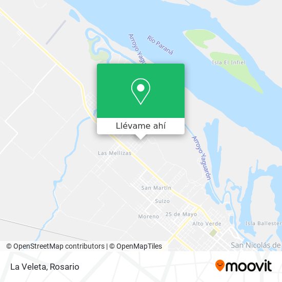 Mapa de La Veleta