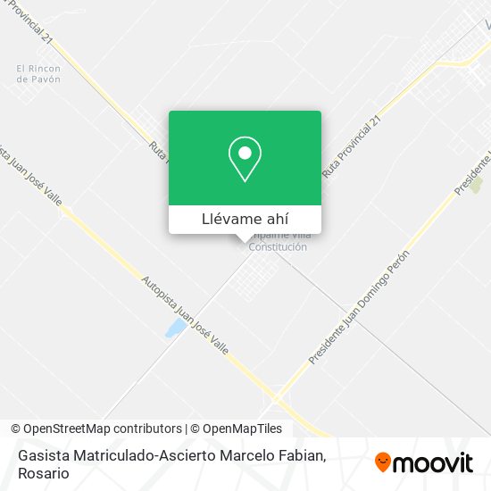 Mapa de Gasista Matriculado-Ascierto Marcelo Fabian