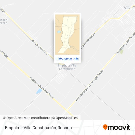 Mapa de Empalme Villa Constitución