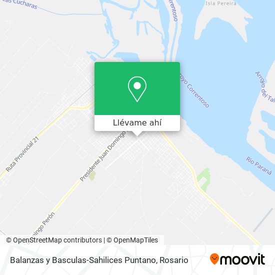Mapa de Balanzas y Basculas-Sahilices Puntano