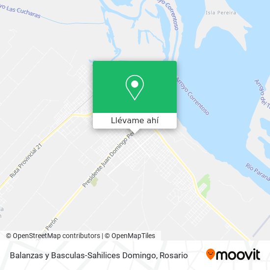 Mapa de Balanzas y Basculas-Sahilices Domingo