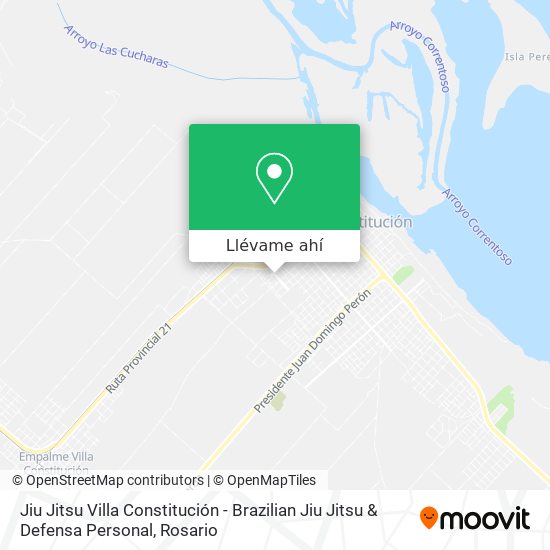 Mapa de Jiu Jitsu Villa Constitución - Brazilian Jiu Jitsu & Defensa Personal