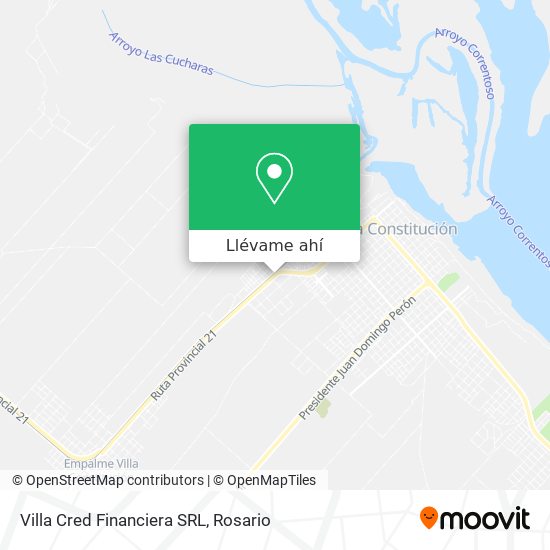 Mapa de Villa Cred Financiera SRL