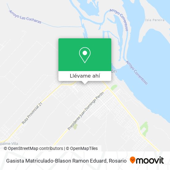 Mapa de Gasista Matriculado-Blason Ramon Eduard
